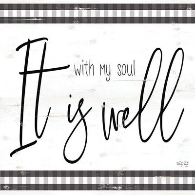 Posterazzi PDXCIN1701LARGE It is Well with My Soul Photo Print, 36 x 18, Multi