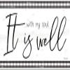 Posterazzi PDXCIN1701LARGE It is Well with My Soul Photo Print, 36 x 18, Multi view 1
