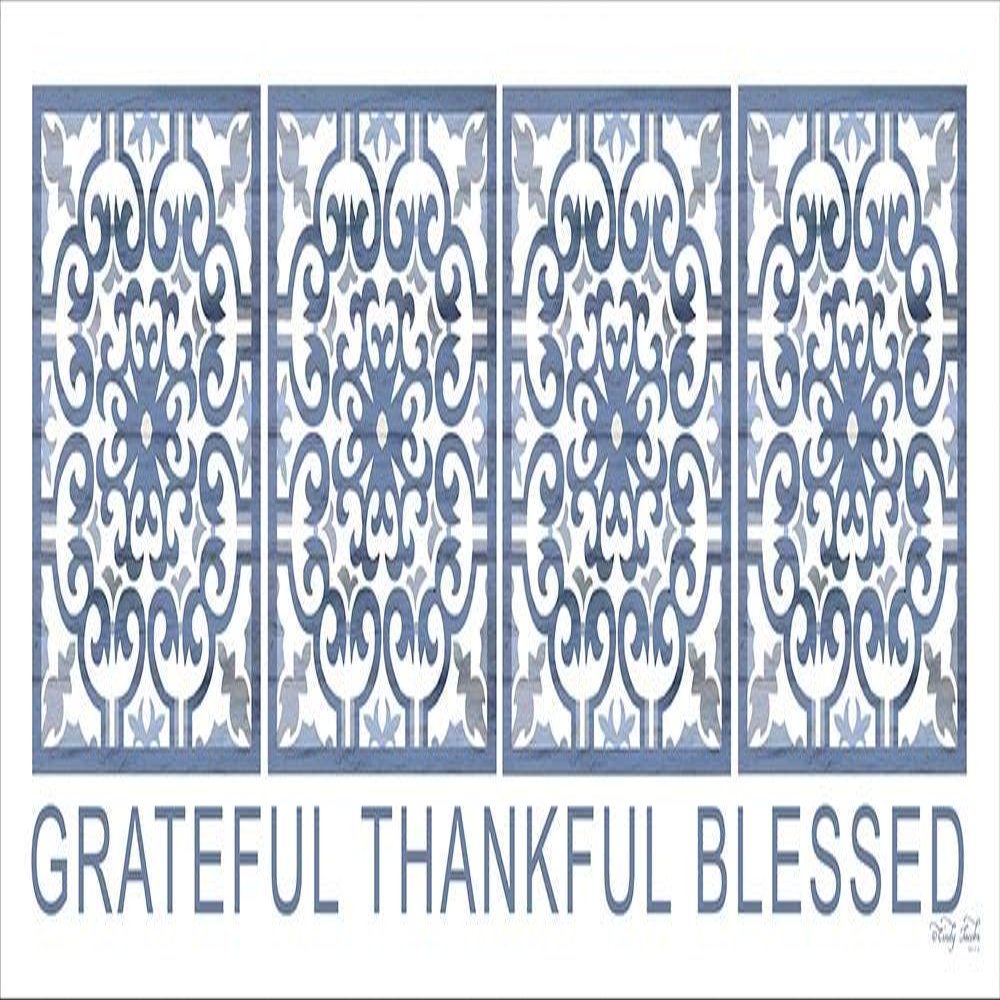 Posterazzi PDXCIN1189LARGE Grateful, Thankful, Blessed Photo Print, 36 x 9, Multi
