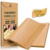 200 Pcs Parchment Paper Sheets, 12 x 16 Inch, Precut Non-Stick Parchment Sheets for Baking, Cooking, Grilling, Air Fryer and Steaming - Unbleached, Fit for Half Sheet Pans view 1