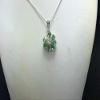 Bansriracha Pendant Created Color Change Gemstone with 925 Sterling Silver Creative Flower Pendant bolaijewelry view 2
