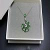 Bansriracha Pendant Created Color Change Gemstone with 925 Sterling Silver Creative Flower Pendant bolaijewelry view 3