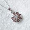 Bansriracha Pendant Created Color Change Gemstone with 925 Sterling Silver Creative Flower Pendant bolaijewelry view 4