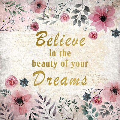 Posterazzi PDXKASQ1585CLARGE Blooming Dreams 3 Photo Print, 24 x 24, Multi