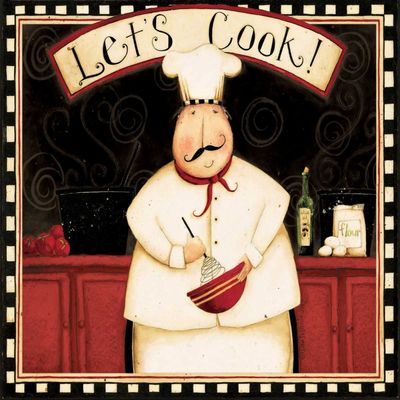Posterazzi PDXDDP5SQ012BLARGE Lets Cook with Wine Photo Print, 24 x 24, Multi