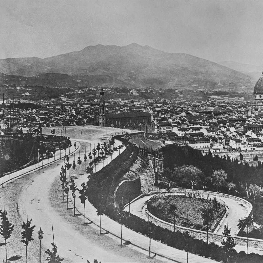 Posterazzi DPI12329410LARGE Magic Lantern Slide Circa 1900.Victorian,obbola Gardens Florence Photo Print, 34 x 26, Multi