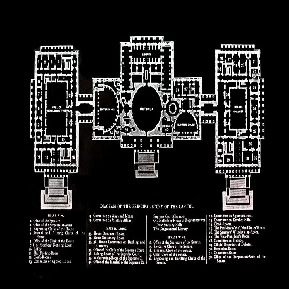 Posterazzi DPI12327849LARGE Principal Story of The Capitol Building Photo Print, 38 x 24, Multi
