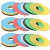 TOPBATHY 30 Pack Clothes Size Dividers Round Plastic Closet Dividing Rings 3.54 Inch Clothing Sorting Organizer for T-Shirts Jackets Pants view 1