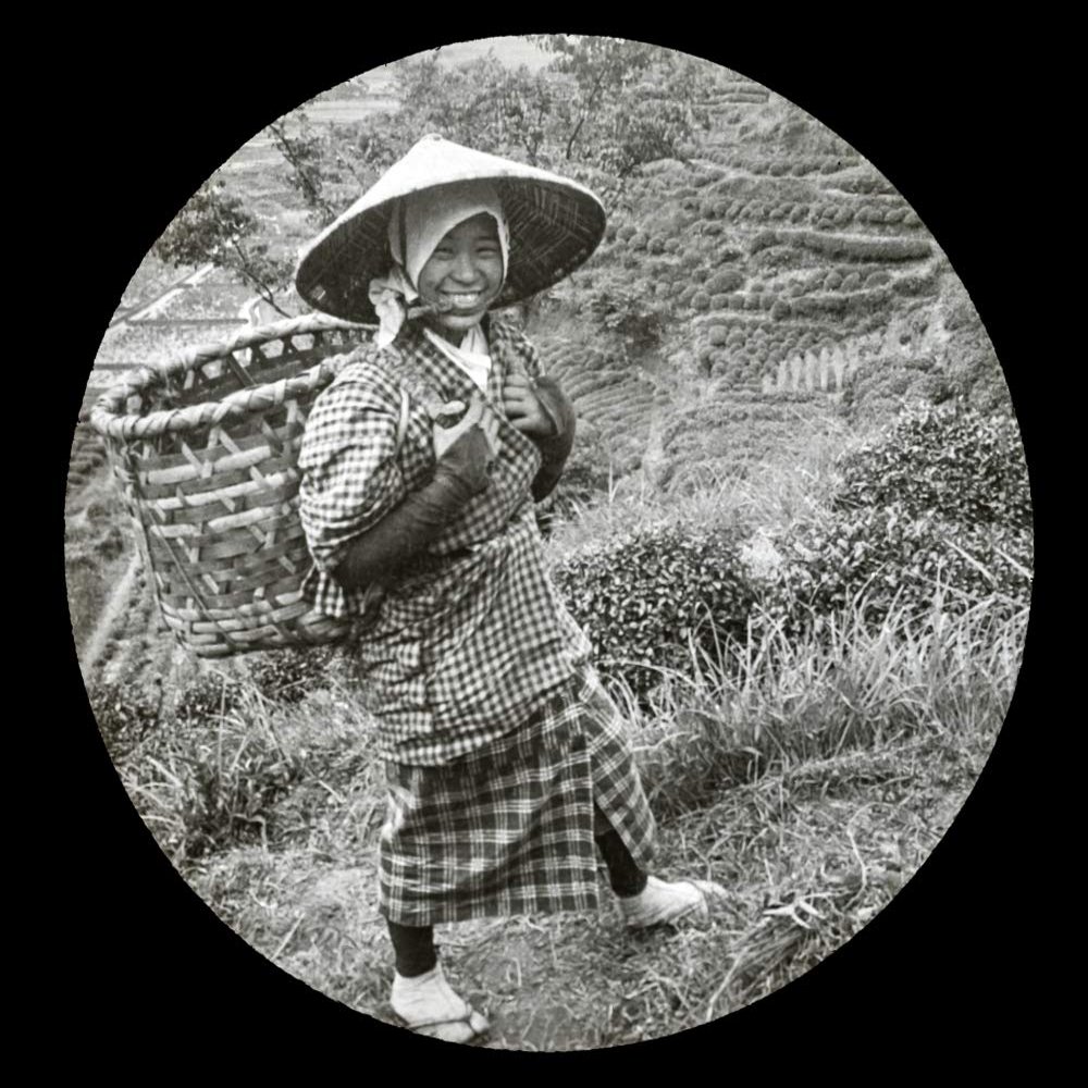 Posterazzi DPI12362159LARGE Magic Lantern Slide Circa 1900.Victorian, A Native Girl with Basket on her Back, Country Unknown Photo Print, 32 x 30, Multi