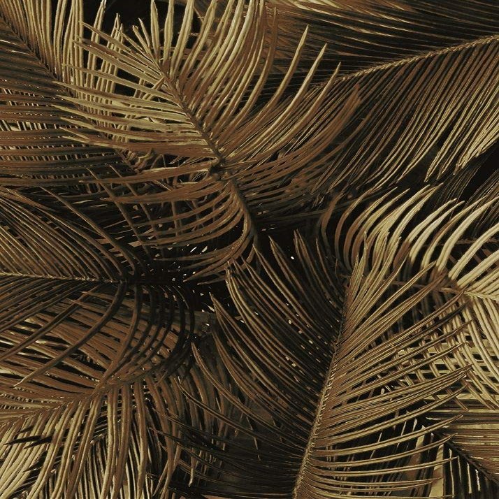 Posterazzi PDXMF9691087LARGE Golden Palm 2 Photo Print, 24 x 36, Multi