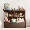 CAPHAUS Kids' Toy Storage Organizer, Open Storage Cubby, Multifunctional Book and Toy Storage Cabinet, Book and Toy Storage Shelf for Nursery, Playroom, Closet, Home Organization Toy Bookcase view 1