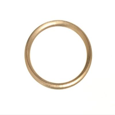 6 x Curtain Drape Rod Rings Brass 32MM OD 27MM ID