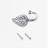 24 PAIRS OF CURTAIN TIE BACK LEAF STYLE CHROMED BRASS 30 X 65 X 30MM view 1