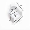 100 x WARDROBE WHITE PLASTIC OVAL TYPE PLASTIC ROD RAIL SOCKETS 16MM ID view 2