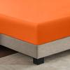 Comfort Bed Store Estilo Collection Solid 800 Series 3PC Organic Cotton Duvet Set (1 Duvet Cover, 2 Pillowcases) Comfort, Care and Cozy Set, Orange, Full XL view 3