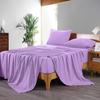 Comfort Bed Store Estilo Collection Solid 800 Series 3PC Organic Cotton Duvet Set (1 Duvet Cover, 2 Pillowcases) Comfort, Care and Cozy Set, Lilac, Twin XL view 2