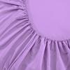 Comfort Bed Store Estilo Collection Solid 800 Series 3PC Organic Cotton Duvet Set (1 Duvet Cover, 2 Pillowcases) Comfort, Care and Cozy Set, Lilac, Twin XL view 3