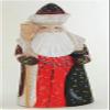 A Bit of Britain - Father Frost with Staff and Holding Sack - All Wood view 1