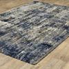 Oriental Weavers Aspen Shag Area Rug - 2061L - 5'3" x 7'6" - in Grey/Blue - Plush Soft Shag, Modern Style, Stain Resistant, Cushion Feel, Bedroom, Office Rug view 4