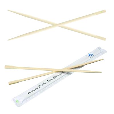 9 Inch Premium Paper Wrapped Disposable Bamboo Chopsticks (700 Sets) - Japanese Disposable Chopsticks Bulk Certified Quality by EcoQuality