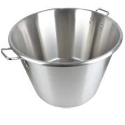 Aram Cazo Grande Para Carnitas Extra Large 17" inch Stainless Steel Heavy Duty Acero Inoxidable Wok comal Fry