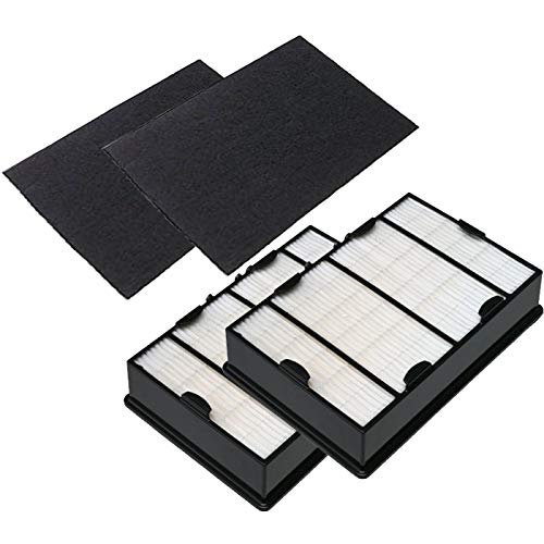 MTP 2 Set Hepa + Pre Filter for Holmes HAPF600 Allergen Replacement B HAPF600D FIT HAP8650B-U, HAP759-TU, HAP9726B-U, HAP9726-U, HAP726-U, HAP756-U, HAP633-U, HAP616B-TU, HAP616-TU HAPF60CS