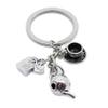 5 Pieces Keyring Keychain Wholesale Suppliers Jewelry Clasps BT4753 Pot Kettle Teapot Teabag Bag Cup Coffee Tea view 1