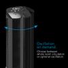 Vornado OSCR32 32" Oscillating Air Circulator Tower Fan with Remote Control, Timer, Standalone, Black view 2