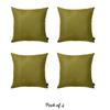 Apolena Honey Lime Green Decorative Throw Pillow Cover Set (4 pcs in set) view 1