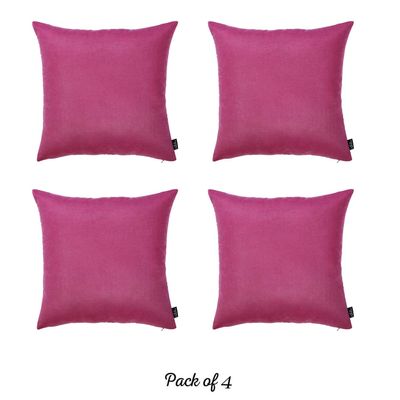 Apolena Honey Pink Decorative Throw Pillow Cover Set Home Decor (4 pcs in set)