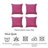 Apolena Honey Pink Decorative Throw Pillow Cover Set Home Decor (4 pcs in set) view 4