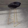 Barstool High Stools Metal Leg Bar Stool Garden Furniture Indoor Outdoor Stackable Kitchen Dining Chair, Black and White, Maximum Load 150kg / 330 LBS view 4