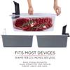 Veske Large Sous Vide Container with Lid and Insulating Sleeve | Sous Vide Accessories | Compatible with Anova, Anova Nano, Joule, Instant Pot, Sous Vide Cookers (26 QT) view 3