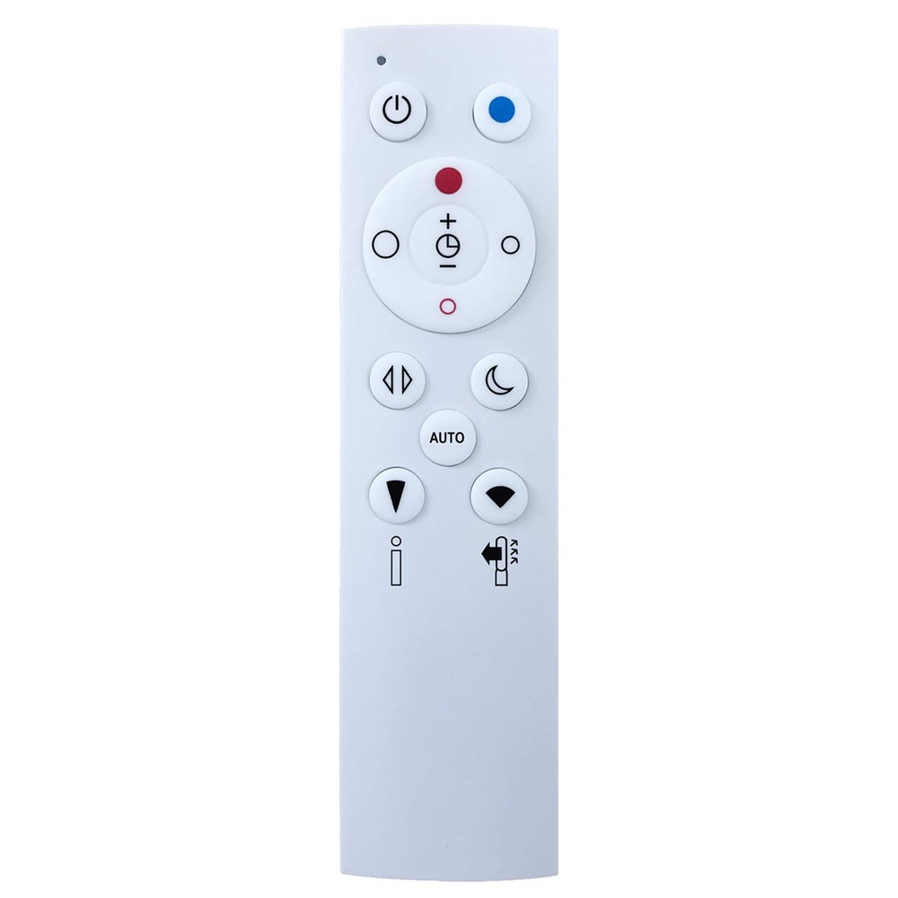 YING RAY Replacement Remote Control for Pure Hot+Cool Cryptomic HP06 Purifying Heater Fan (Gunmetal Bronze)(White Gold)