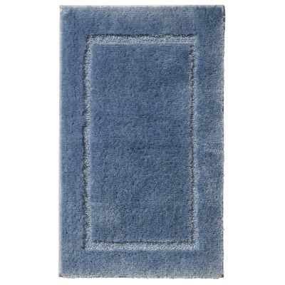 BrylaneHome BH Studio Luxe Bath Rugs - 30" W 50" L, French Blue