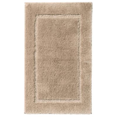 BrylaneHome BH Studio Luxe Bath Rugs - 30" W 50" L, Sand