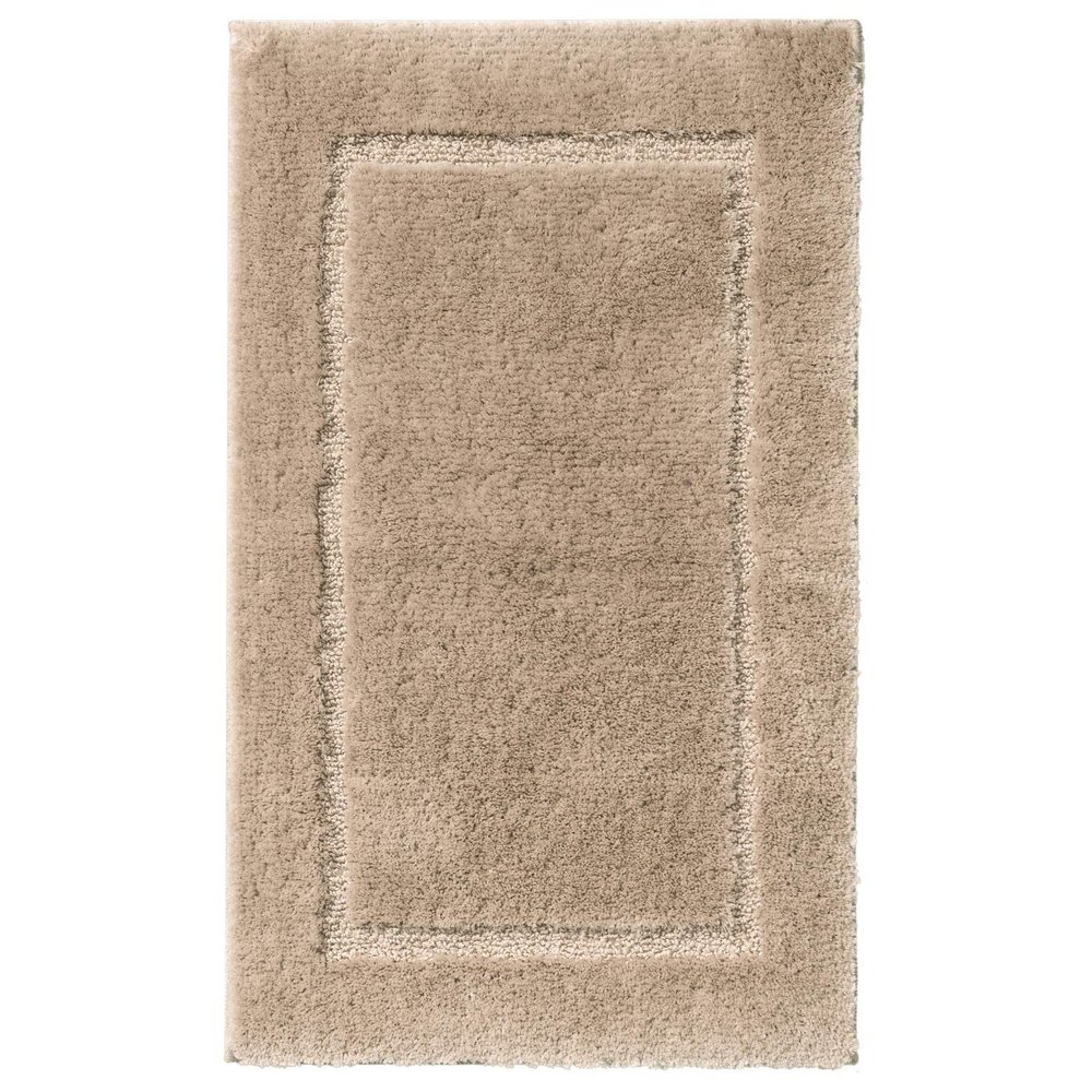 BrylaneHome BH Studio Luxe Bath Rugs - 30" W 50" L, Sand