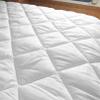 AB Lifestyles RV 60x80 Camper Queen Quilted Mattress Pad Cover. Fitted Sheet Style. for RV, Camper. Made in The USA White view 1