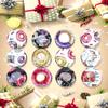 Rolin Roly 12Pcs Tins Jars with Lids Candle Travel Tins Mini Aluminum Cans Round Reusable Tinplate Empty Container for DIY Essential Oils Scented Christmas Candles Tea Candy view 2