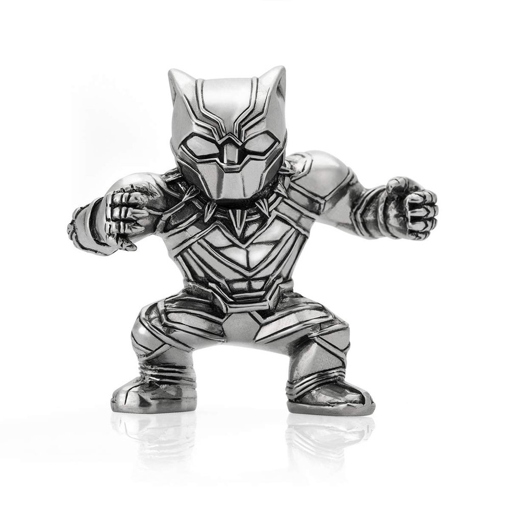 Royal Selangor Hand Finished Marvel Collection Pewter Black Panther Mini Figurine Gift
