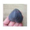 Healing Crystal Black Obsidian Heart Love Single Side with Rainbow Eye Palm Stone Pocket Worry Stone for Reiki Energy Balancing (Black Obsidian with Rainbow Eye Love Heart) view 3