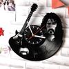 studioRUTART Decorative Wall Clock Frank Zappa Made of Vinyl Record Decor Handmade Design - Gifts idea Birthday, Wedding, Anniversary, Women, Men, Friends, Girlfriend Boyfriend and Teens view 1