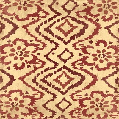 Posterazzi PDXJGRC056A3LARGE Ox Blood Ikat Photo Print, 24 x 36, Multi