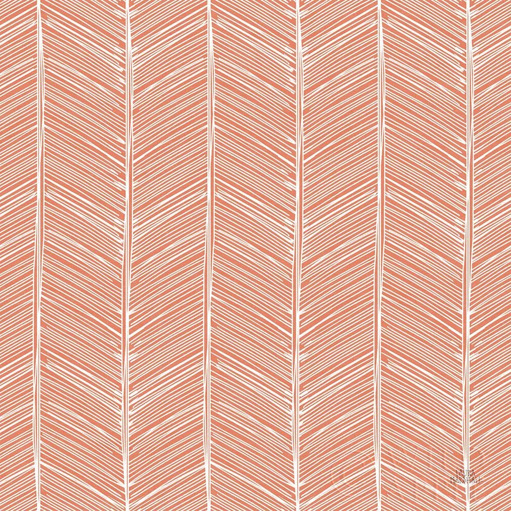 Posterazzi PDX52018LARGE Seaside Village Pattern XIIA Photo Print, 24 x 24, Multi