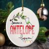 Antelope California Souvenir Christmas Ornament 2025 Someone in Antelope CA Loves Me! Christmas Family Friend Gifts Ideas 3" White view 1