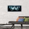 Trends International Westworld - Key Art Wall Poster, 14.725" x 22.375", Silver Framed Version view 2