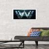 Trends International Westworld - Key Art Wall Poster, 14.725" x 22.375", White Framed Version view 2
