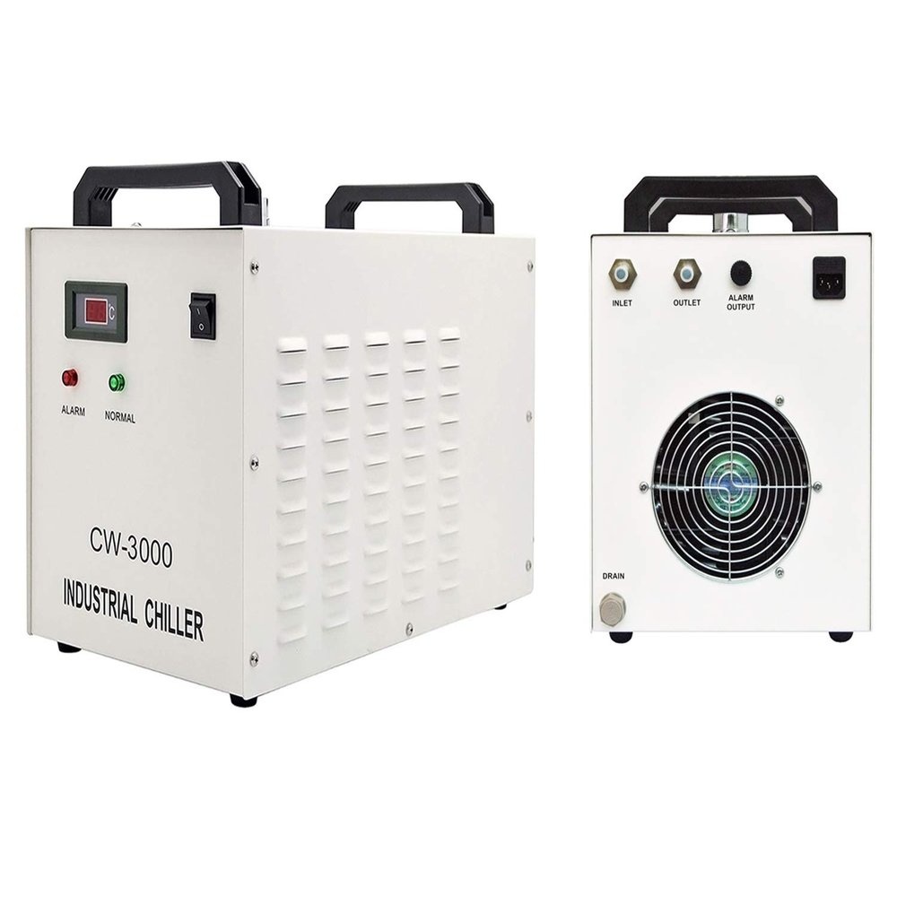 Industrial Chiller Cooler CW-3000 Thermolysis Water Laser Chiller for CO2 Glass Tube of Engraving Machine (CW-3000DG)