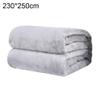 Mggsndi Polyester Solid Color Blanket Sleep Cover Rug Bedding - Ultra Soft, Plush, Fluffy, Warm, Cozy - Perfect for Bed, Sofa, Bedroom - Provides Comfort and Warmth for Years Silver Grey 150200cm view 1