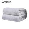 Mggsndi Polyester Solid Color Blanket Sleep Cover Rug Bedding - Ultra Soft, Plush, Fluffy, Warm, Cozy - Perfect for Bed, Sofa, Bedroom - Provides Comfort and Warmth for Years Silver Grey 150200cm view 3